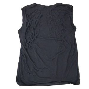 Muscle Tee with Angel Wings Cut Out Of The Back